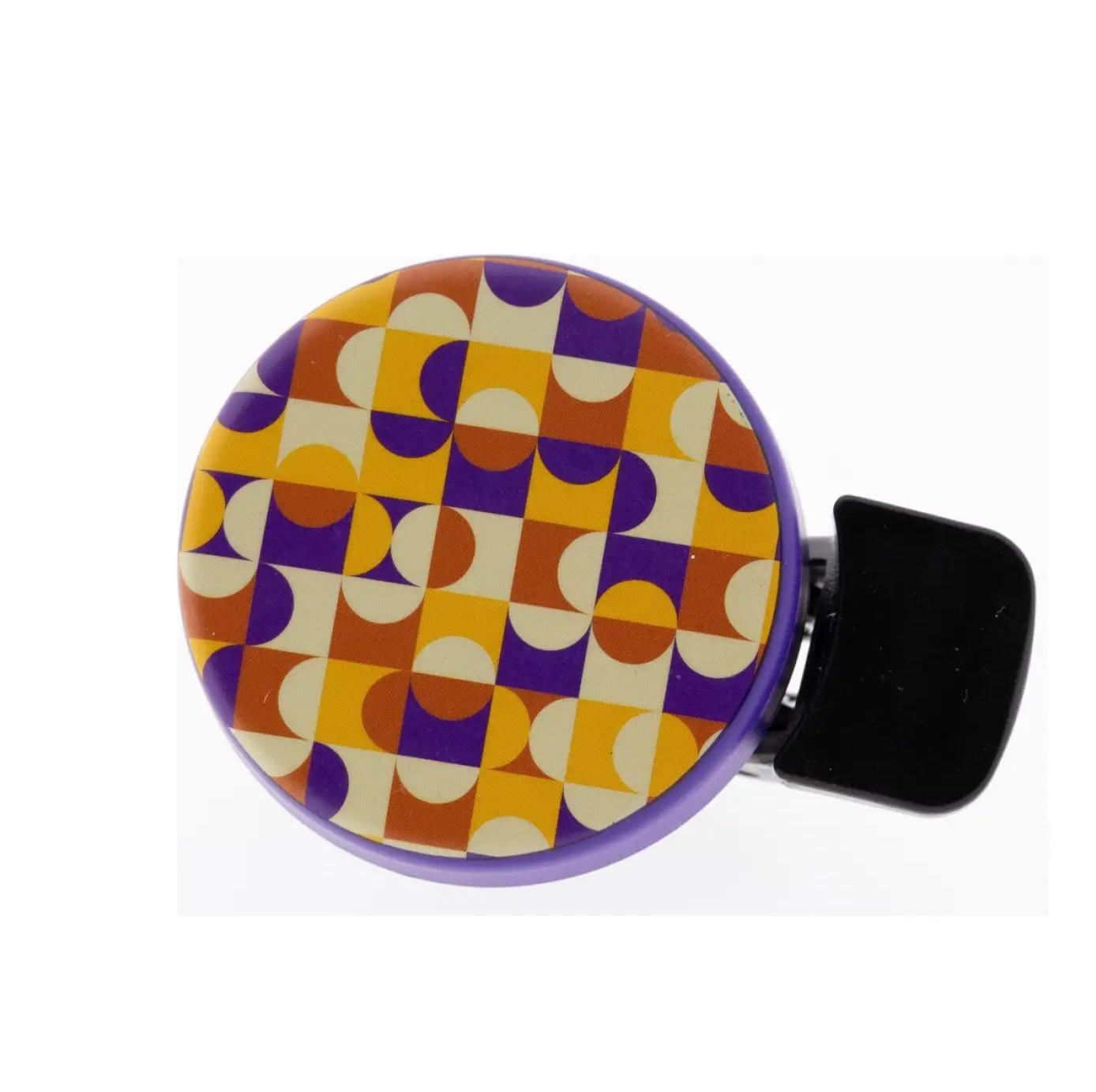 Fietsbel 70's Abstract Print Retro Design | Niet verkeerd