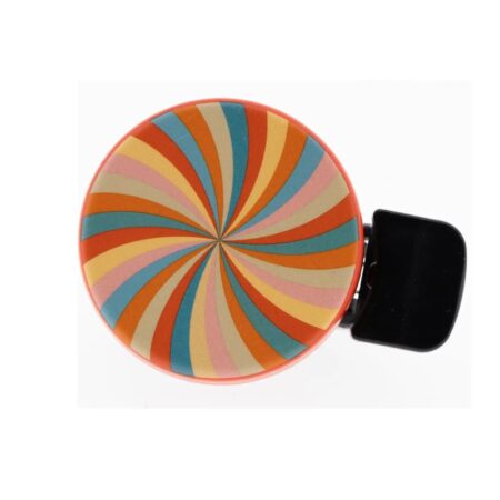 Fietsbel 70's Swirl Print Retro Design | Niet verkeerd