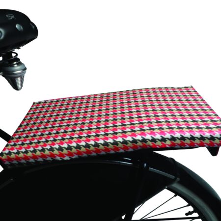 Fietskussen Houndstooth Sand | BikeCap