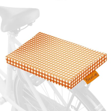 Fietskussen Orange Checkmate | BikeCap