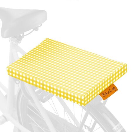 Fietskussen Yellow Checkmate | BikeCap