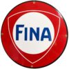 Fina Logo Rond Emaille Bord 30 cm | Fiftiesstore