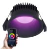 Finn smart inbouwspot - IP44 waterdicht - 10 Watt 630lm - Wifi + Bluetooth - RGBWW - Google Home