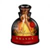 Fireside Brandy Pin-Up Zwaar Metalen Bord 45
