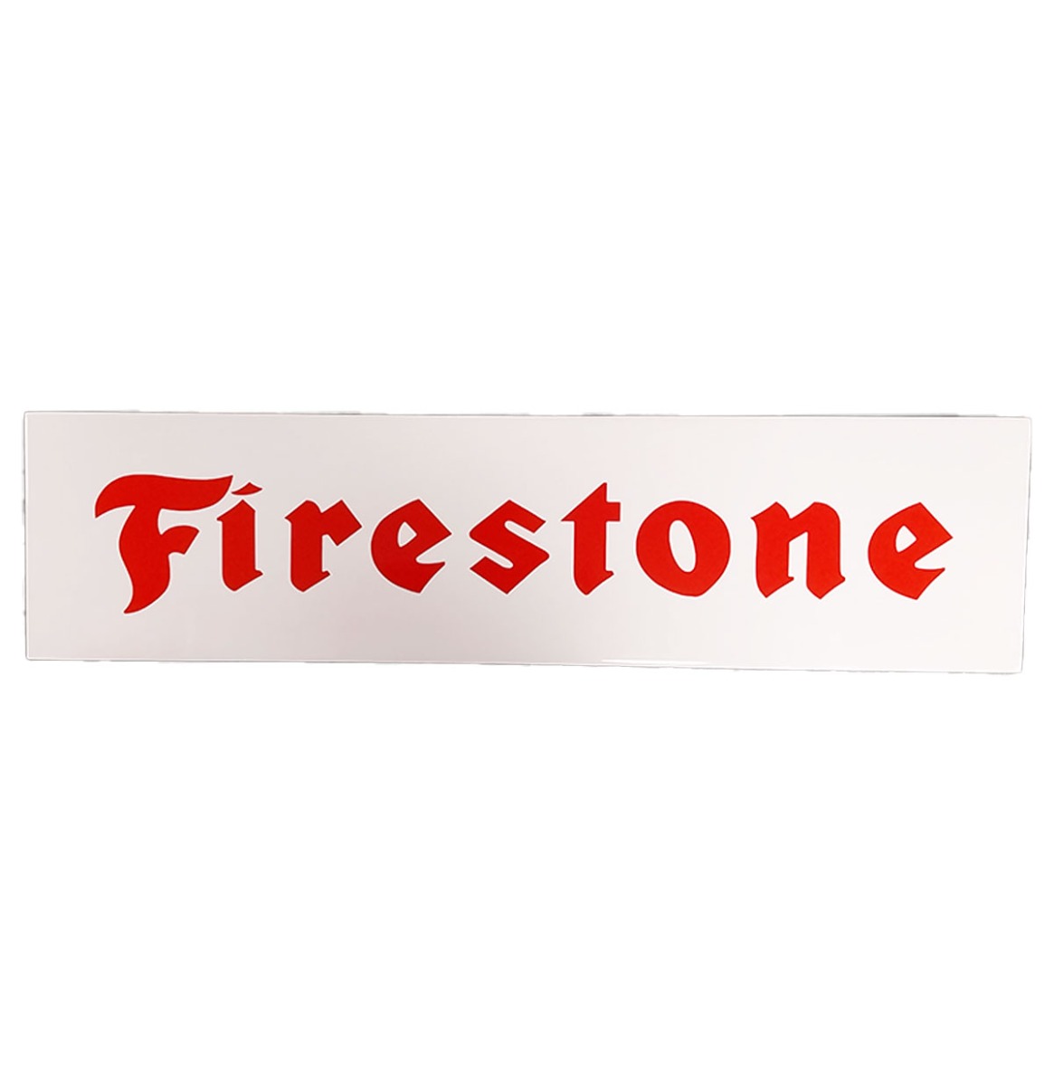Firestone Logo Emaille Bord - 80 x 20cm | Fiftiesstore