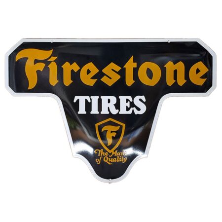 Firestone Tires Emaille Bord - 70 x 48cm | Fiftiesstore