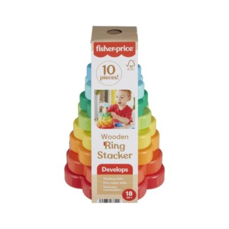 Fisher Price Hout Ring Stacker | Fisher Price