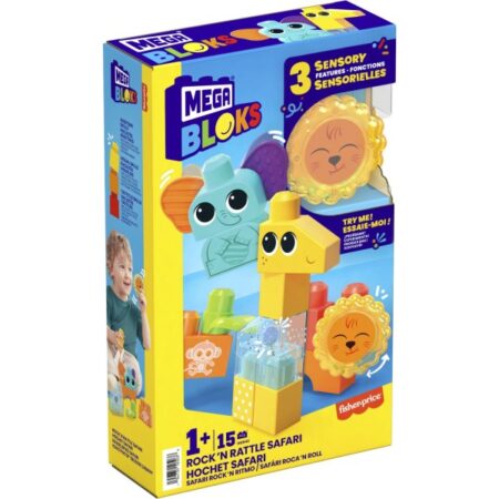 Fisher Price Mega Bloks Rock 'n Rattle Safari | Fisher Price