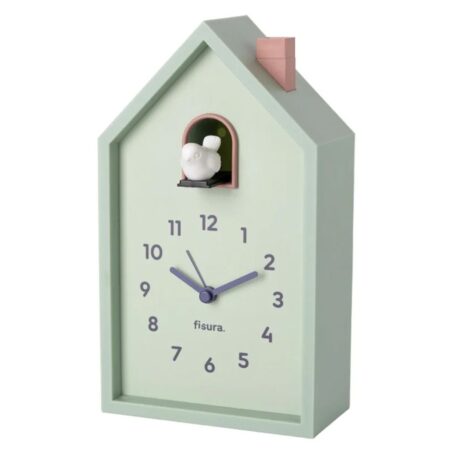 Fisura Huisje Koekoek Alarm Klok - Mint | Fisura