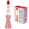 Fisura Lava Lamp Bullet - Popcorn Basis Met Transparante Vloeistof En Witte Lava | Fisura