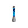 Fisura Lava Lamp - Chroom Met Blauwe Vloeistof en Blauw Lava | Fisura