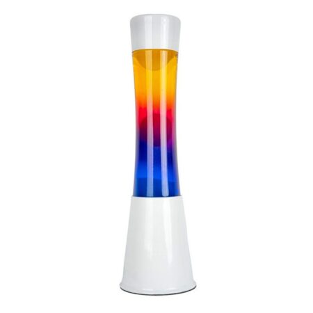 Fisura Lava Lamp - Driekleurig Verloop Witte Lava | Fisura