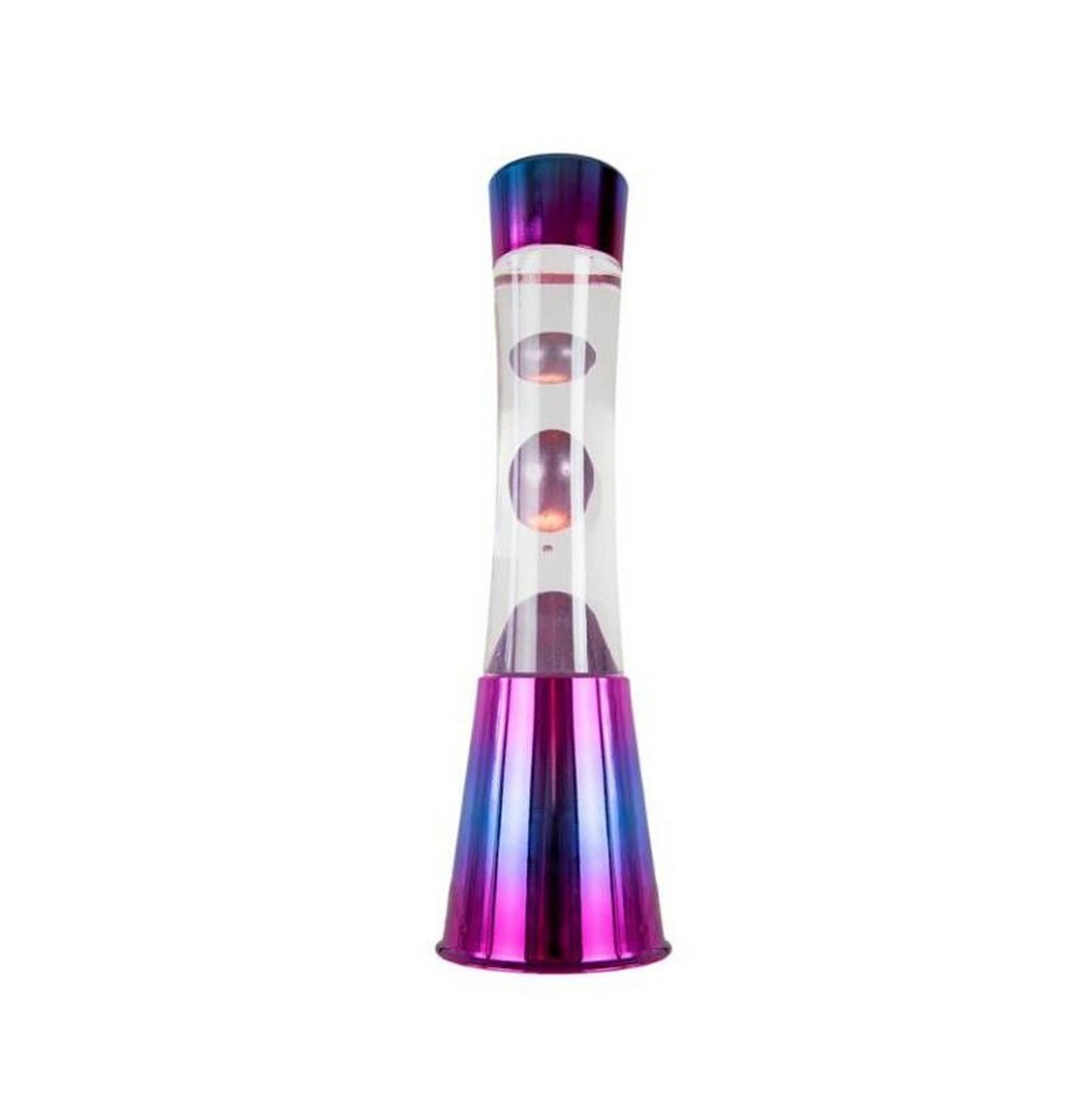 Fisura Lava Lamp - Iriserend Met Transparante Vloeistof En Veelkleurig Metaal Lava | Fisura