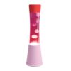 Fisura Lava Lamp - Roze Voet En Rode Top Met Roze Vloeistof En Witte Lava | Fisura