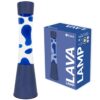 Fisura Lava Lamp Tower - Blauwe Basis Met Transparante Vloeistof En Blauwe Lava | Fisura