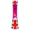 Fisura Lava Lamp Tower - Engelse Vlag Basis Met Blauwe Vloeistof En Rode Lava | Fisura