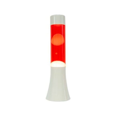 Fisura Mini Lava Lamp - Rood En Wit | Fisura