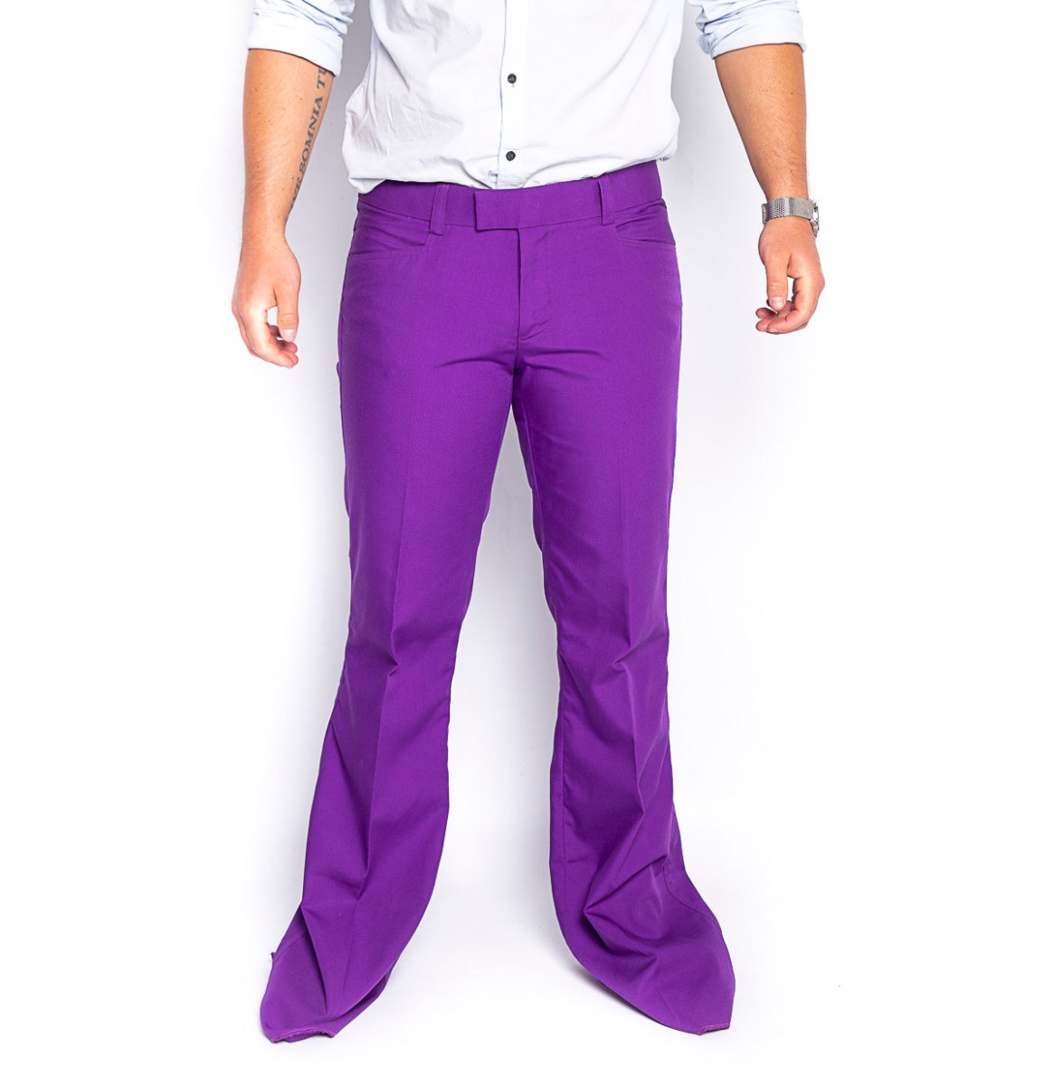 Flair Trousers Purple-S | Chenaski