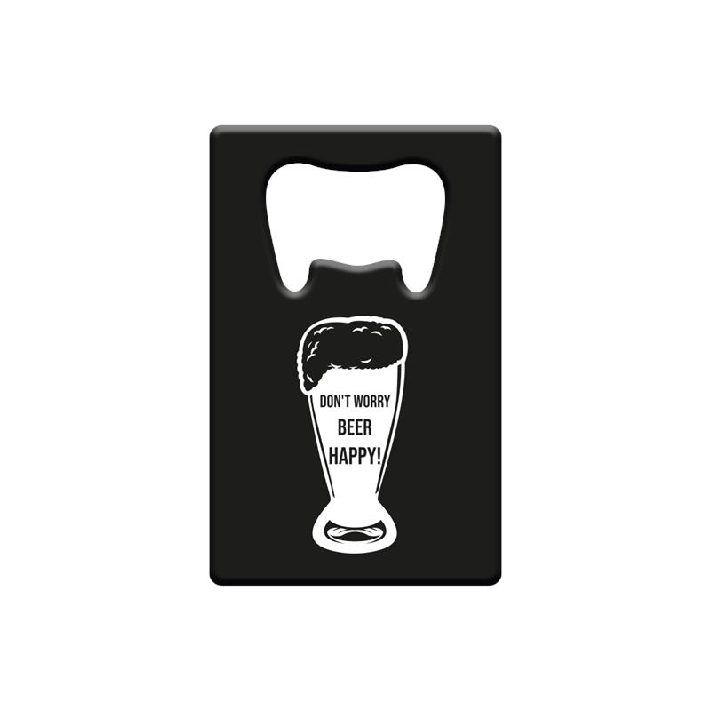 Flesopener - Don't worry beer happy | Paperdreams
