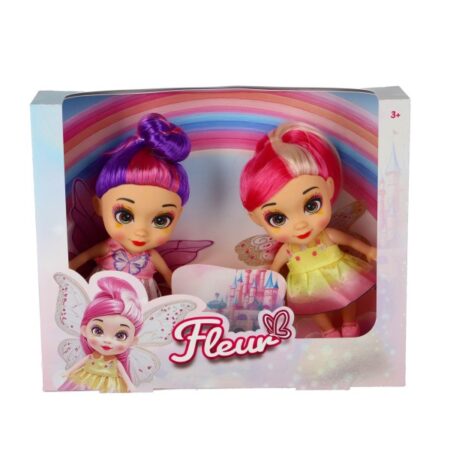 Fleur Poppen Set Fairy 2 Stuks |