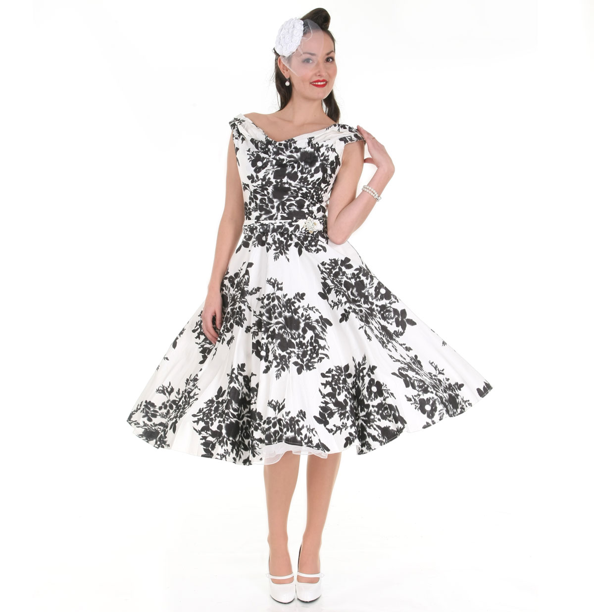 Fleur Scoop Neck Dress