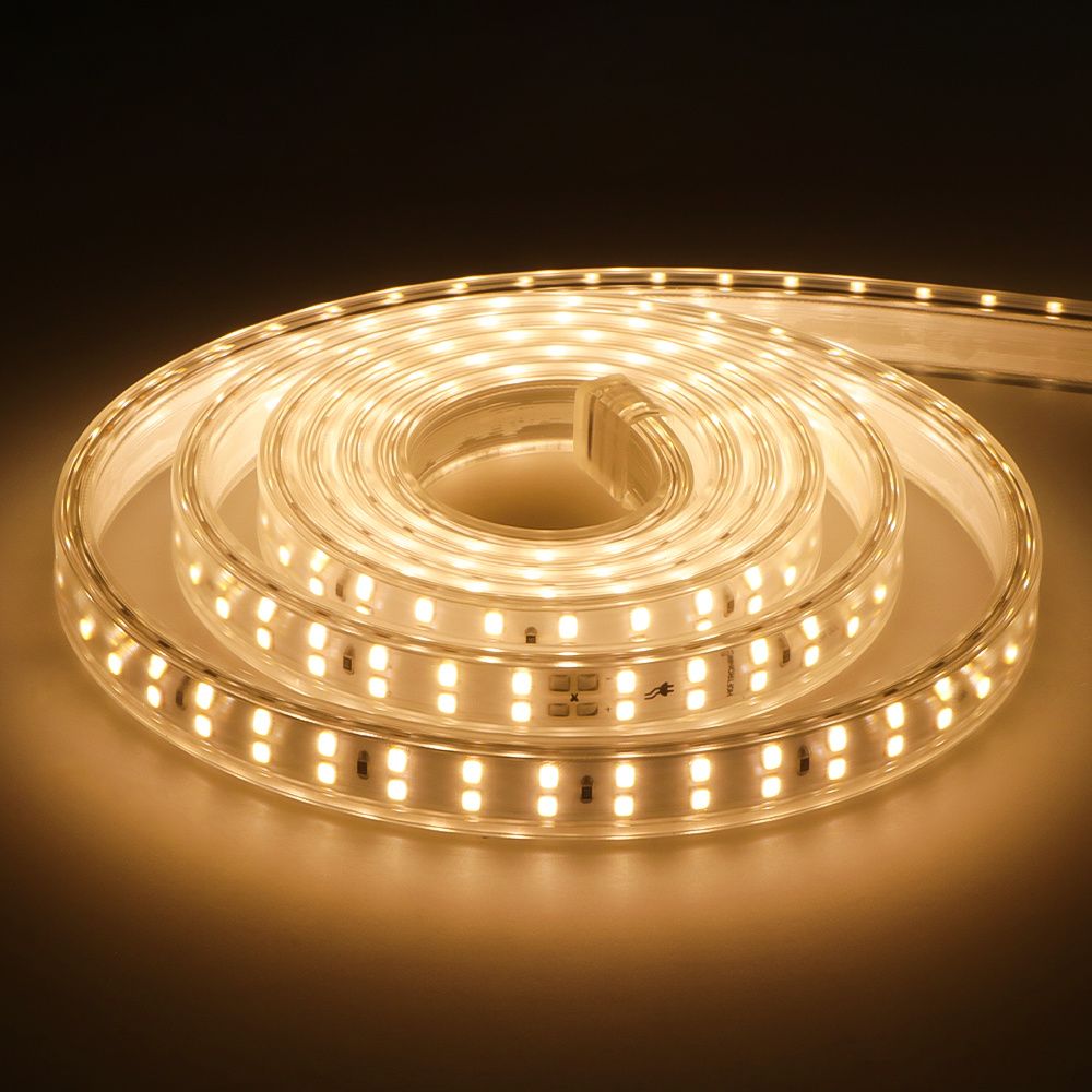 Flex180 LED Strip 2 meter - 3000K warm wit - IP65 waterdicht - Buiten & Binnen - 180 LEDs/m - 24 Watt 2300 lumen - Inkortbaar per 20 cm - Dimbaar | HOFTRONIC