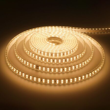 Flex180 LED Strip 5 meter - 3000K warm wit - IP65 waterdicht - Buiten & Binnen - 180 LEDs/m - 60 Watt 5750 lumen - Inkortbaar per 20 cm - Dimbaar | HOFTRONIC
