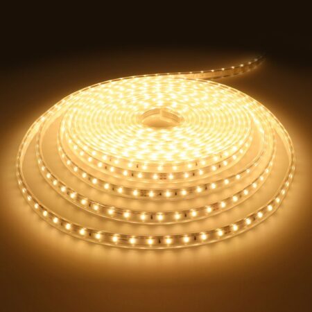 Flex60 LED Strip 10 meter - 3000K warm wit - IP65 waterdicht - Buiten & Binnen - 60 LEDs/m - 7000 lumen - Inkortbaar per meter - Dimbaar | HOFTRONIC