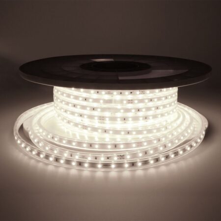 Flex60 LED Strip 25 meter - 6500K daglicht wit licht - IP65 waterdicht - Buiten & Binnen - 60 LEDs/m - 200 Watt 17.500 lumen - Inkortbaar per meter - Dimbaar | HOFTRONIC