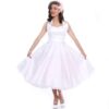 Floral Lace Satin Dress-36 (NL) /10 (UK) | 25% korting | Vivien of Holloway