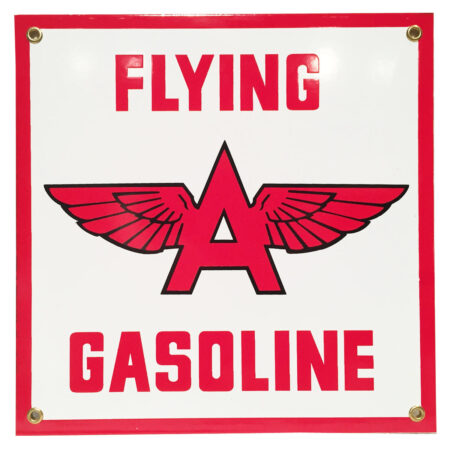 Flying A Gasoline Emaille Bord | Fiftiesstore