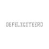 Folie ballon slinger - Gefeliciteerd | Paperdreams