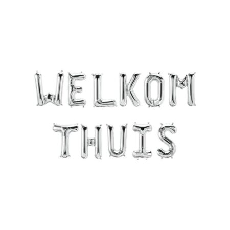 Folie ballon slinger - Welkom thuis | Paperdreams