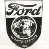 Ford Agence Service Emaille Bord - Vroege Replica | Ford