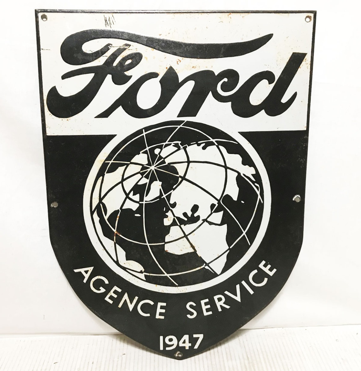 Ford Agence Service Emaille Bord - Vroege Replica | Ford