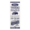 Ford Authorized Trucks Garage Houten Bord - 62 x 22cm | Ford
