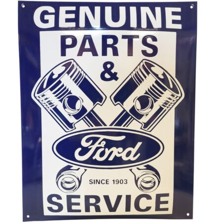 Ford Genuine Parts Emaille Bord - 50 x 40 cm | Ford