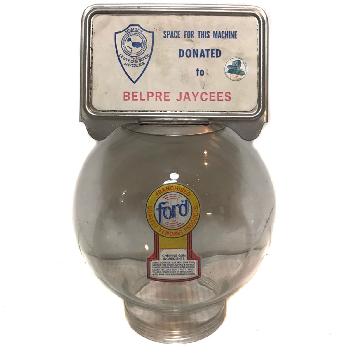 Ford Kauwgombal Automaat Glas Met Bovenkant - Random | Ford