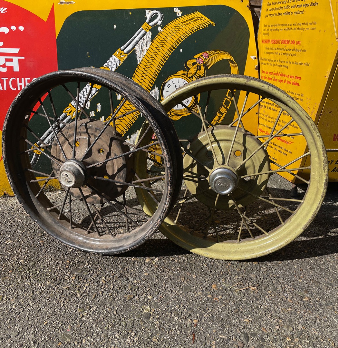Ford Model A (1928) Spaakwielen - Set