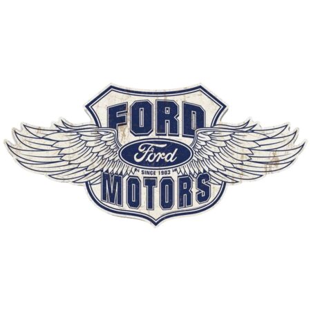 Ford Motors Wings Metalen Wandbord 80 x 39