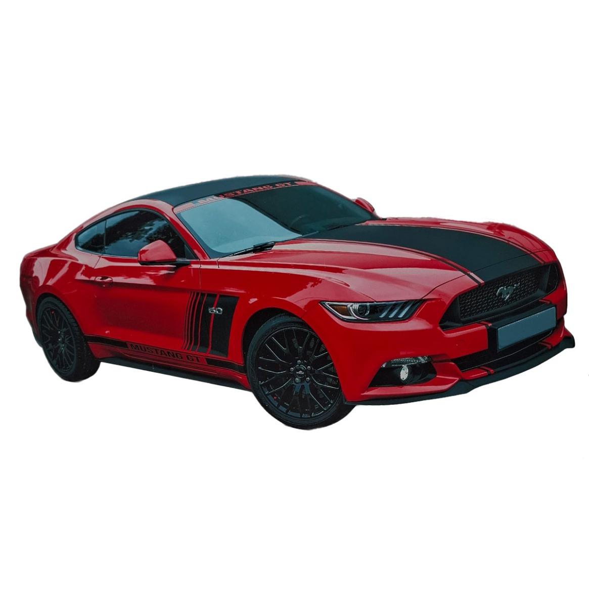 Ford Mustang Aluminium Dibond Bord - 67 x 31cm | Ford