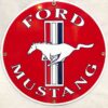 Ford Mustang Logo Emaille Bord 12" / 30 cm | Ford