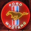 Ford Mustang Logo Neon Verlichting 60 cm - Rood