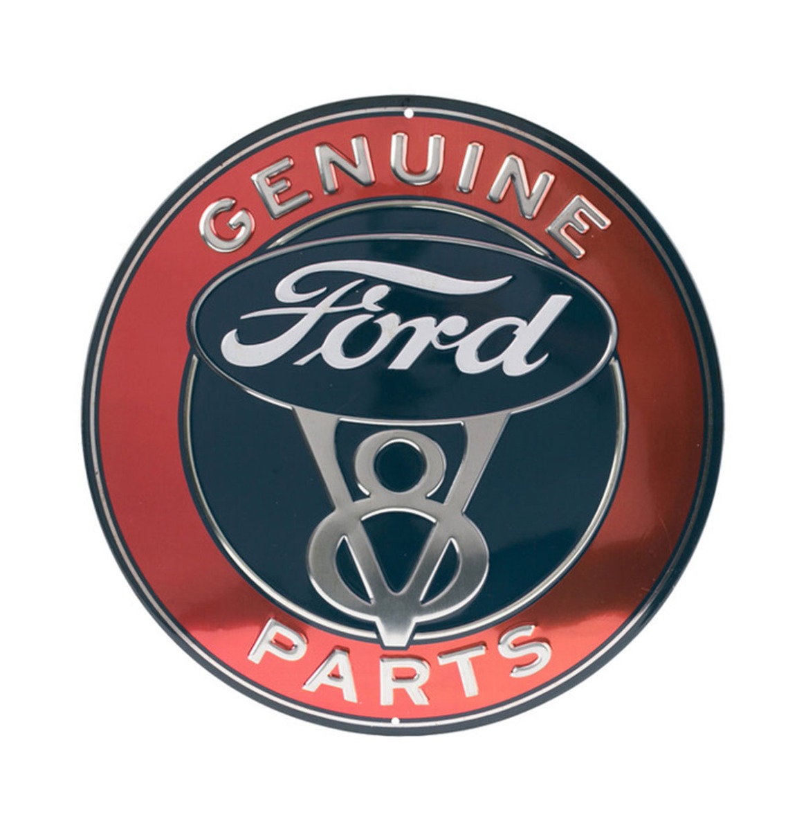 Ford V8 Genuine Parts Metalen Bord - Ø31cm | Ford