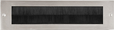 Formani Timeless F535BI briefplaat binnen (tochtborstel) glans nikkel | Formani