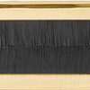 Formani Timeless F535BI briefplaat binnen (tochtborstel) messing ongelakt | Formani