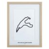 Formula 1 Circuit Spa-Francorchamps België 3D Print - Hout | Formula 1