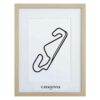 Formule 1 Circuit Catalunya Spanje 3D Print - Hout | Formula 1