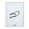 Formule 1 Circuit Miami 3D Print - Wit | Formula 1