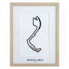 Formule 1 Circuit Monte Carlo Monaco 3D Print - Hout | Formula 1
